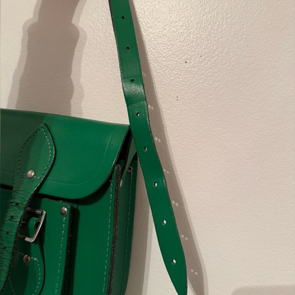 The Cambridge Satchel Company - Green Leather Satchel Bag - Picture 5 of 7